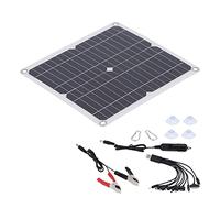 Pannello Solare 15W 18V, Pannello Fotovoltaico Monocristallino Compatto per Uso Interno ed Esterno - Alta Efficienza, Impermeabile IP65, Ideale per Auto, Barca e Illuminazione di