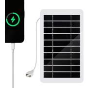 Pannello solare, 2 W Power Backup, 5 V Output Energy Source, Waterproof Sunlight Charger, Sturdy Off Grid Solution, Ideal for Marine, Trailer, Farm, Travel, Outdoor, Boat, Camping, 6.18x3.7x0.07