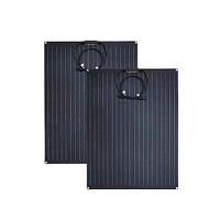 Pannello solare 300W 12V Kit Completo Flessibile Portatile Car Boat Camper Caricabatterie Monocristallino Pannello Impermeabile for La Casa Conversione Efficiente(2pc-600W)