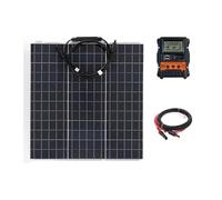 Pannello solare 300W Cella monocristallina flessibile RV 12V Kit pannello con controller completo for auto/barca/batteria/campeggio Fornitura Energia Efficiente Affidabile(1pc-300W 30A kit)