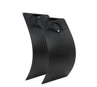 Pannello Solare 300W Kit Completo Caricabatterie Auto Barca Camper Impermeabile Flessibile Monocristallino for Casa Fornitura Energia Efficiente Affidabile(2pc-600W-01)