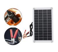 Pannello Solare 30W 12V con Protezione Diodo Perfetto per Moto e Camper