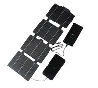 Pannello Solare | 30W Pannelli Piegevoli per Telefoni - Impermeabile e Leggero per Telefono e Tablet, Ideale per Camper, Trekking e Zaino in Spalla