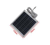 Pannello Solare 5W 12V per Telecamere di Sicurezza con Connettore Tipo C e Clip