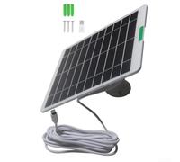 Pannello solare 5W per telecamere di sicurezza monocristallino (bianco)