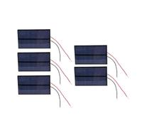 Pannello solare ad alta efficienza 5 V 120 MA con filo gocciolante colle piastra facile da trasportare aggiornamenti del pannello solare per devoti Consiglio in polisilicio