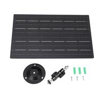 Pannello solare ad angolo regolabile da 10 W, caricatore solare fotovoltaico portatile per uso interno ed esterno, ricarica efficiente per campanelli, telecamere e dispositivi di monitoraggio