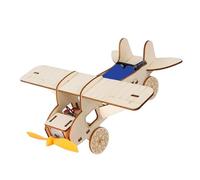 Pannello solare alimentato aereo costruzione set creativo scienza strumento di apprendimento per bambini divertimento fisica apprendimento attività e mestiere bambini fisica strumento di insegnamento