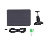 Pannello Solare Alimentatore 4W 5V Esterno Impermeabile Resistente alle intemperie Ricarica rapida Staffe regolabili per Apparecchi elettrici a bassa potenza Luci di emergenza