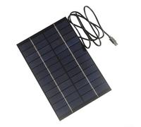 Pannello solare all'aperto della telecamera di sicurezza di 12V 4.2W, pannello solare dei wafer del polisilicio, con una porta di tipo c, per le telecamere di sicurezza e l'altra elettronica