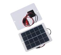 Pannello Solare Alta Efficienza 10W 5V con Clip per Esigenze di Ricarica Batteri