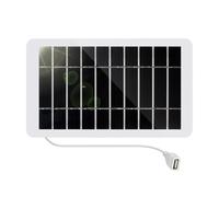 Pannello solare, Backup Generator, 5 V Voltage Output with 6.18x3.7x0.07 Inches Size, Waterproof Sunlight Converter for Marine Equipment, Trailer Power, Farm Setup, Travel Gear, Boat Roof System