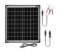 Pannello Solare Caricabatteria 20W 12V Mantenitore Batteria Auto Camper Moto