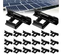 Pannello Solare Clip Di Drenaggio Fotovoltaico Clips 30MM 20 Pezzi Clip per la Rimozione del Fango per Pannelli Solari Modulo PV Drenaggio Dell'Acqua (30MM)