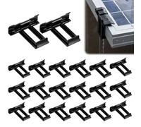 Pannello Solare Clip Di Drenaggio Fotovoltaico Clips 40MM 20 Pezzi Clip per la Rimozione del Fango per Pannelli Solari Modulo PV Drenaggio Dell'Acqua (40MM)
