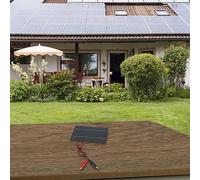 Pannello Solare Compatto 10W 12V con Clip per Efficace Ricarica Batteria Esterno