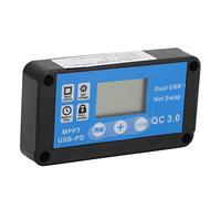 Pannello Solare con Controller 40A Polisilicio 30W Dual USB Ricarica Kit Pannello Solare Ad Alta Efficienza di Conversione per Camper Navi Aeroplani