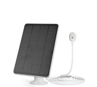 Pannello solare da 10 W con cavo di ricarica Caricabatterie for telecamera di sicurezza IP Supporto da parete Staffa regolabile a 360° IP65 impermeabile for Arlo Ultra/Ultra 2/Pro 3/Pro 4/Pro 3(White)