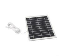 Pannello solare da 10 W per Arlo Pro 4/Ultra 2/Pro 3/Pro 5S, caricabatterie monocristallino impermeabile IP65 con staffa a 360°, nero (bianco)