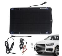 Pannello Solare Da 10 W Per La Ricarica Della Batteria Per Automobile: Caricatore Solare Impermeabile, Manutenzione Della Batteria Solare Portatile 12 V | Pannello Solare Compatto Per Piccole Auto