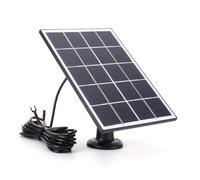 Pannello solare da 20 W for pannello solare impermeabile IP65 Caricabatterie da pannello solare Cavo di ricarica da 9,8 piedi Kit pannello solare Supporto da parete regolabile a 360° for Ring Video Do