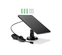 Pannello Solare da 3W 6V, Caricabatterie Solare Impermeabile IP66, Porta Type-C per Telecamera di Sicurezza Esterna, Dispositivi A Basso Consumo,