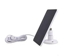 Pannello solare da 4 W per telecamere Arlo, kit di ricarica di sicurezza wireless per esterni, monocristallino, 5 V, ricaricabile tramite USB, per alimentazione a batteria, supporto resistente alle