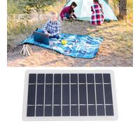 Pannello Solare da 5 W per Radio del Telefono, Caricatore da Pannello Solare per Porta USB e USB C, Pannello Solare USB da 5 W per Piccoli Dispositivi