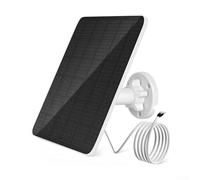 Pannello solare da 6 W per videocitofono 2/3/3+/4/5 con cavo di ricarica impermeabile IP66 da 3 m e staffa regolabile a 360°