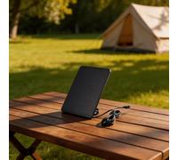 Pannello solare da esterno 4 W per sistema Arlo Security - Caricatore ad alta efficienza per Pro 4 Ultra 2 Pro 3-5 V ricaricabile per soluzione batteria con filo per sorveglianza in giardino (nero)