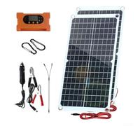 Pannello solare da esterno da 40 W con controller MPPT integrato e porta USB-C per smartphone, tablet, power bank (30A)