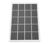 Pannello Solare della Telecamera di Sicurezza Compact 3W 5V 5V Monocristalline Silicon di Tipo C di Ricarica Solare per Dispositivi, Adatto per Le Telecamere Ad Anello, (White)