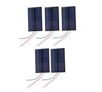 Pannello solare epossidico in polisilicio, piccolo pannello solare, 5 V, 120 mA, accessori di alimentazione facili da usare per progetti esterni epossidici