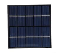 Pannello Solare Esterno 3W 5V Caricabatterie Veloce Portatile Modulo Policristallino in Silicone per Luci da Giardino Progetti FAI DA TE Resistente alle intemperie 100x100mm