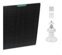 Pannello solare esterno per pannello solare esterno del supporto del cavo | Celle in silicio monocristallino, vetro semitrasparente, ritenzione dell'efficienza del 90%, prestazioni in condizioni di