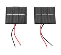 Pannello Solare FAI DA TE 2Pcs 0.4W 1.5V Mini Polisilicio Cella Solare 43x55mm Modulo Solare per Progetto Power Home