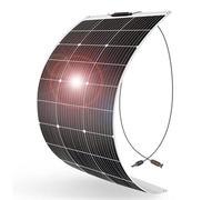 Pannello Solare Flessibile 100W per Batteria 12V Impianto Camper Roulotte Barche Modulo Monocristallino Fotovoltaico ETFE