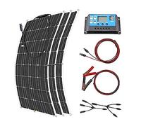 Pannello solare flessibile 12V 600W 100W 200W 300W 400W 500W flessibile impermeabile monocristallino miglior pannello solare for camper barca Conversione Efficiente(300w Solar Kit)