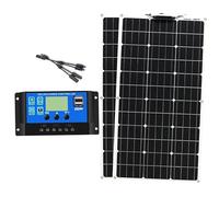 Pannello Solare Flessibile 500W Pannello Solare Monocristallino Fotovoltaico Impianto Camper Casa Baita(2x500W)
