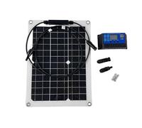 Pannello solare flessibile, caricabatterie da 12 V, pannello solare con doppia porta USB e controller da 100 A, power bank for campeggio(1pc panel With 100A Controller)