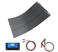 Pannello Solare Flessibile ETFE 100W Kit ETFE Ideale per Camper Yacht Auto