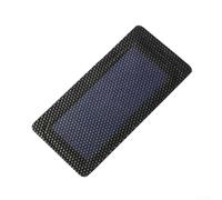 Pannello solare flessibile in silicone amorfo 0,3 W 2 V cella a pellicola sottile pieghevole per progetti fai da te piccola elettronica nero 12 x 6 cm