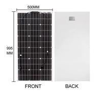 Pannello solare flessibile Pannello fotovoltaico da 300 W Kit solare 100 W 12 V 200 W completo per carica batteria/autobarazzo/camper Van