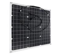 Pannello Solare Flessibile Pannello Solare Morbido Cella Solare monocristallina Semi-Flessibile 18V Cavo Fai Da Te Impermeabile Per Auto Camper Alimentazione Ricaricabile (150W)