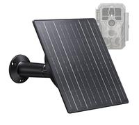 Pannello solare for telecamere di sicurezza esterne, pannello solare for telecamera da 10 W dotato di una batteria da 10400 mAh, pannello solare fotovoltaico ricaricabile