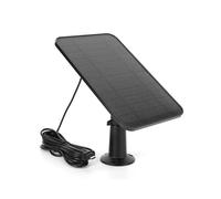 Pannello Solare Impermeabile da 3W 6V, Pannello Fotovoltaico con Supporto Regolabile A 360 e Batteria Ricaricabile per Telecamere di Sicurezza.