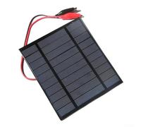 Pannello solare in polisilicio da 2,5 W, pannello solare da 5 V, scheda di ricarica USB, con vetro temperato IP65, impermeabile, per campeggio, escursionismo, giardino
