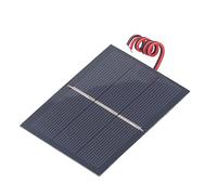 Pannello solare Kit caricabatterie solare epossidico fai-da-te ad alta efficienza 0,65 W 1,5 V Mini pannello solare con cavo per alimentatore portatile Giocattoli solari Progetti