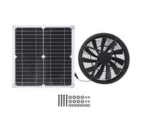 Pannello solare Kuuleyn con ventola DC, kit per ventole del pannello solare da 12w ventola di scarico solare per interni piccoli pollai di pollai alesa