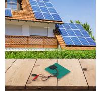 Pannello Solare Leggero e Compatto 10W 12V con Clip per Facile Uso Esterno